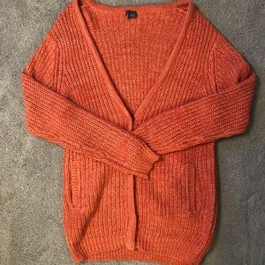 Oversized Cable Knit Cardigan Sweater